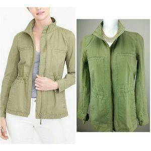 Cotton army green JCrew Jacket